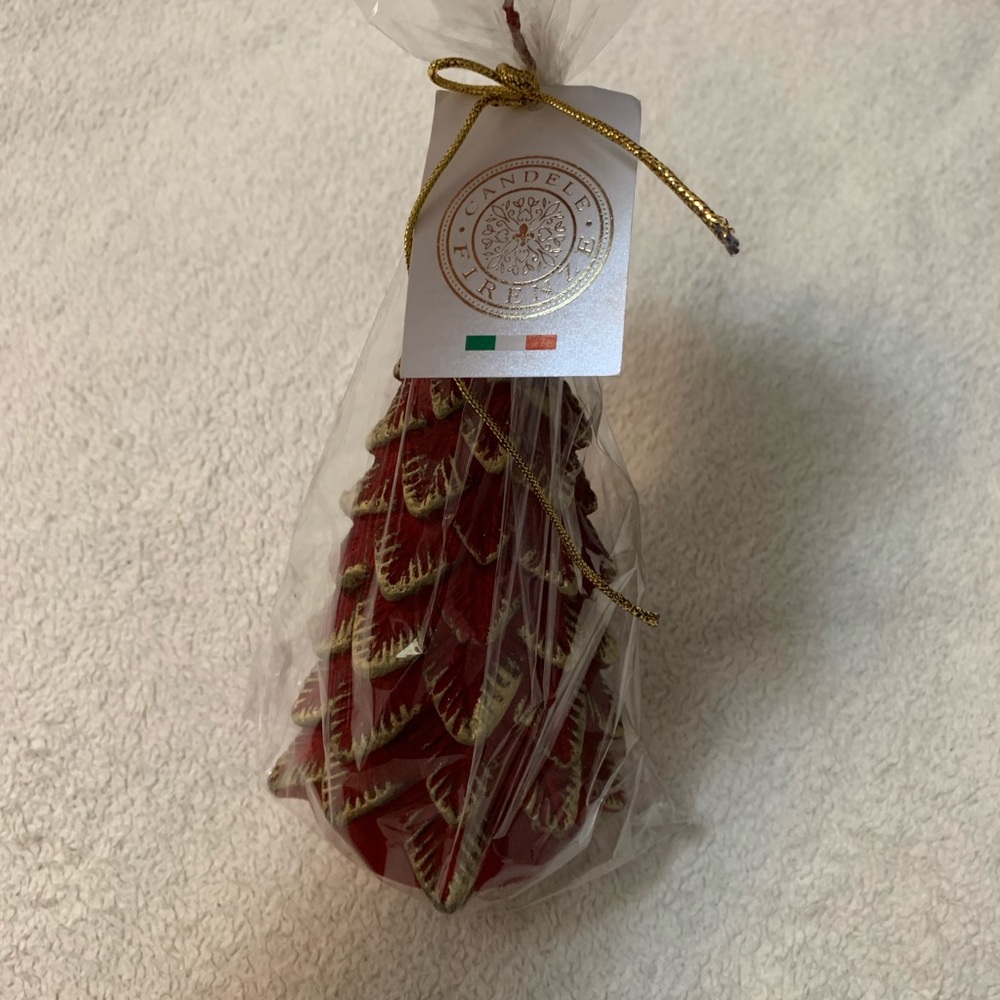 Firenze Christmas tree candle